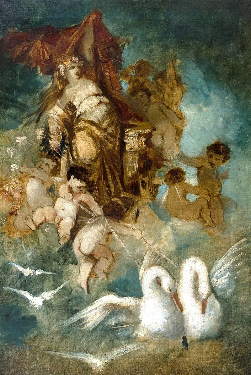 Allegoria della vittoria circondata da amorini - attribuito